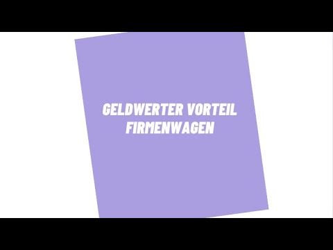 How do you calculate the monetary benefit of a company car?