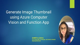 Generate Image Thumbnail using Azure Computer Vision and Function App