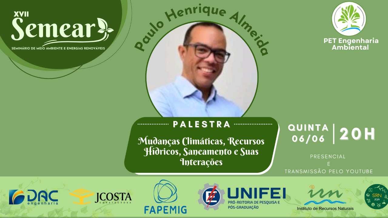 Mudanças Climáticas, Recursos Hídricos, Saneamento e Suas Interações