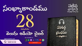 Numbers 28 సంఖ్యాకాండము Sajeeva Vahini Telugu Audio Bible