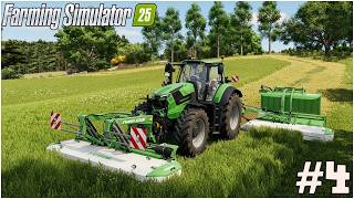 DEUTSCHLAND FS25 #4 - COMPRO ATTREZZATURE PER FALCIARE + PERCORSI AUTODRIVE - GAMEPLAY ITA