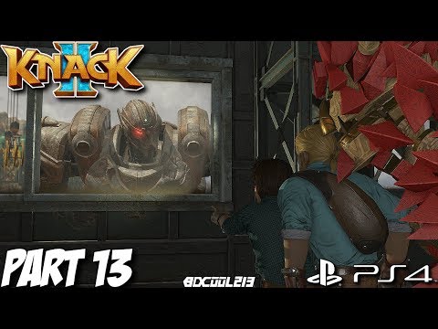 Knack 2 Gameplay Walkthrough Part 13 - That New Tank Smell & The Awakening - PS4 Lets Play