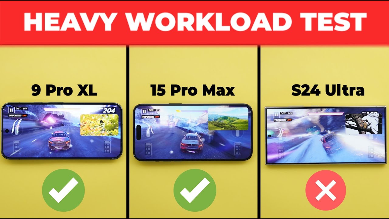 Pixel 9 Pro XL vs iPhone 15 Pro Max vs S24 Ultra - Heavy Workload Test - YouTube