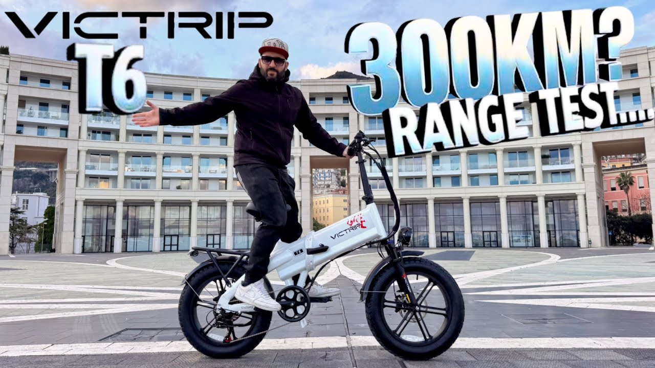 300 KM OF RANGE? Let's test the VICTRIP T6 in LEGAL MODE - INCREDIBLE BATTERY ✓ RANGE TEST