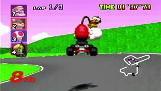 Mario Kart 64(N64)Gameplay 3
