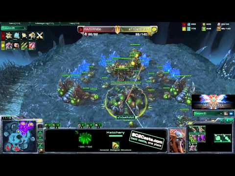 #137 - RAZERiNSo(P) vs  aTnDaRkFoRcE(Z) - XelNaga Caverns - Bo5 - Game 4.