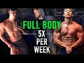 Full Body Workout Split 5x Per Week For 30 Days (These Were My Results)