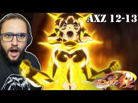 Goddess Hibiki Battle! | Symphogear AXZ Episode 12 - 13 REACTION