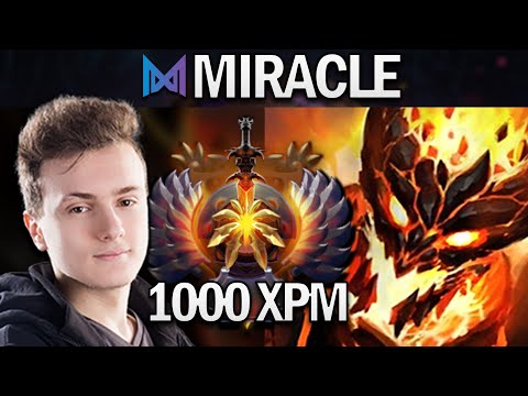 NIGMA.MIRACLE SHADOW FIEND WITH 1000 XPM - DOTA 2 7.27 GAMEPLAY