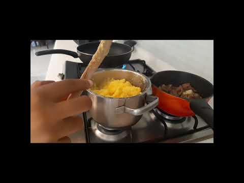 swazi food simple & nice papa and beef stew 😋 👌