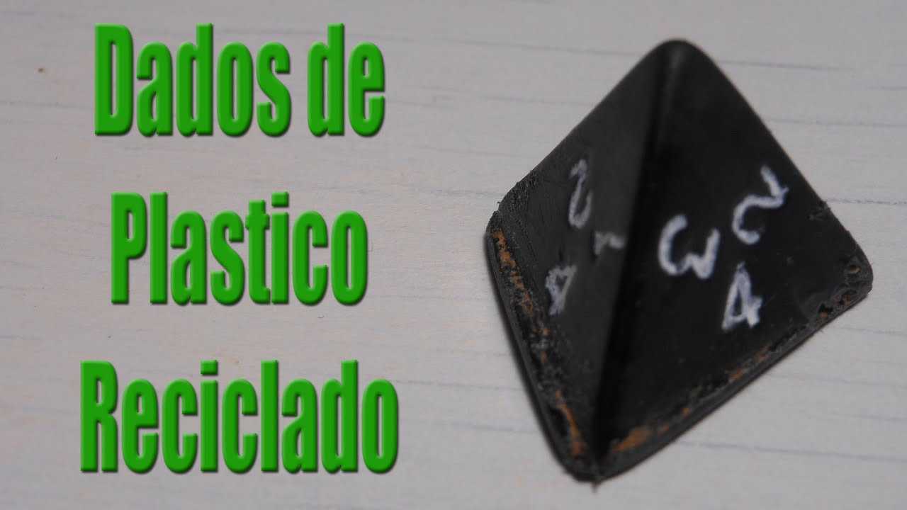 Tutorial: Dados de Plástico Reciclado | Tierras de Rol