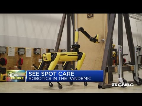 Der Roboter Spot bekommt einen Arm und ein Ladedock Der Roboter Spot bekommt einen Arm und ein Ladedock