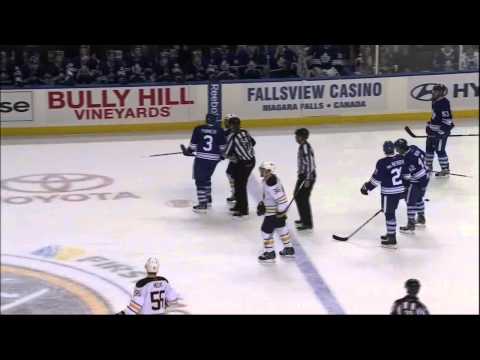 Jason Pominville goal 29 Jan 2013 Toronto Maple Leafs vs Buffalo Sabers NHL Hockey