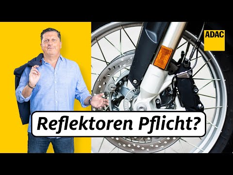 Motorrad-Reflektoren: Pflicht oder nicht? | ADAC | Recht? Logisch!