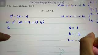 Cách giải phương trình bậc 2 và bài tập có lời giải