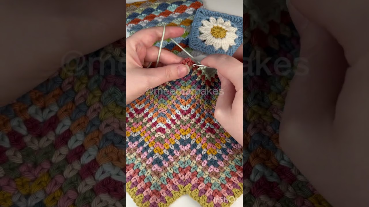The perfect stitch for temperature blankets 😍 #crochet #crochettutorial