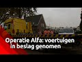 Meerdere voertuigen in beslag genomen tijdens Operatie Alfa in Oss en Lith