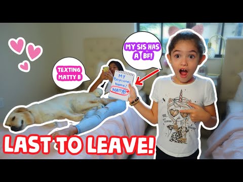LAST TO LEAVE THE BEDROOM WINS MYSTERY SURPRISE CHALLENGE!!!