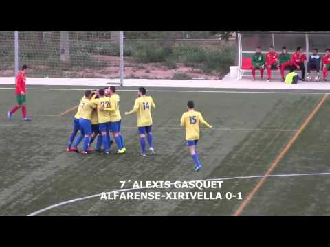 1ª REGIONAL CD ALFARENSE-CF XIRIVELLA 0-8; 1-4-2017.