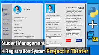 Python Tkinter Project: Build a Complete Student Management & Registration System | Introduction
