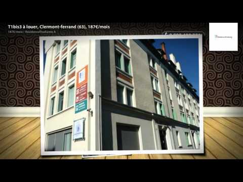 T1bis3 à louer, Clermont-ferrand (63), 187€/mois