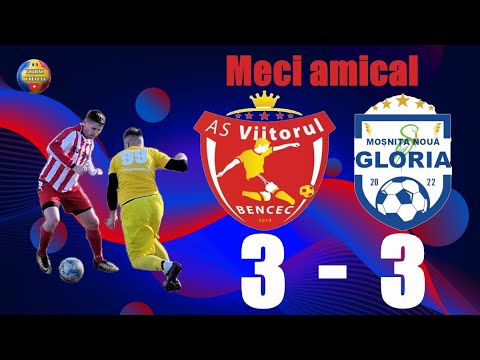 AS Viitorul Bencec - AS Gloria Mosnita Noua (3-3), Meci Amical, 06.02.22, 4K60FPS