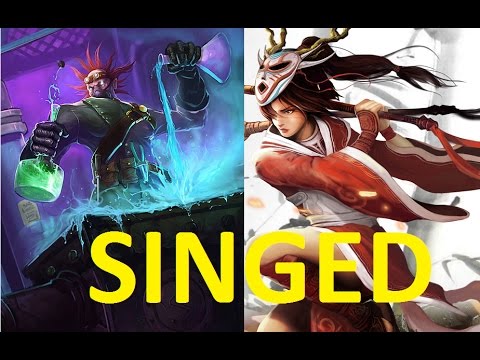 x4SPD Proxy singed Game vs Akali