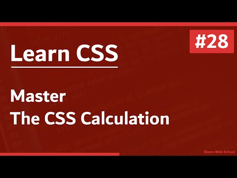 Learn CSS In Arabic 2021 - #28 - Mastering The CSS Calculation