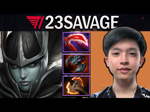 T1.23SAVAGE PHANTOM ASSASSIN WITH 17 KILLS - DOTA 2 PRO GAMEPLAY