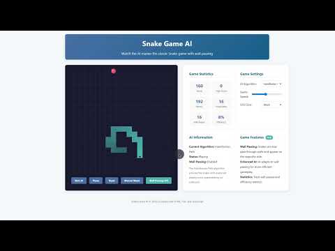 Snake Game Ai Using Html Css And Javascript With Source Code