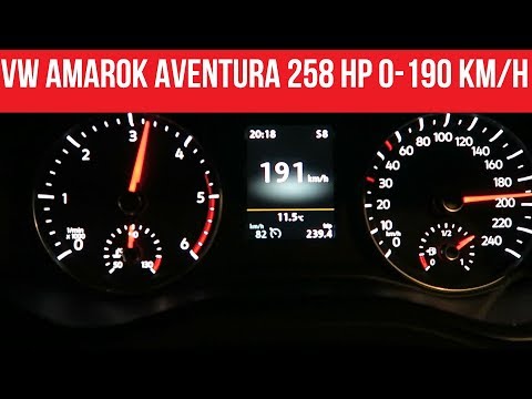 VW Amarok Aventura 258 HP 0-190 km/h