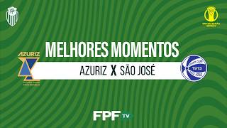 AZURIZ 1X1 SÃO JOSÉ | MELHORES MOMENTOS | BRASILEIRÃO SÉRIE D 2026 | RODADA 5