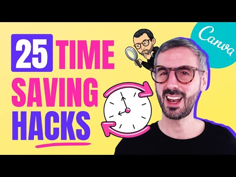 How to DESIGN FASTER in Canva 25 Productivity Hacks to SAVE TIME