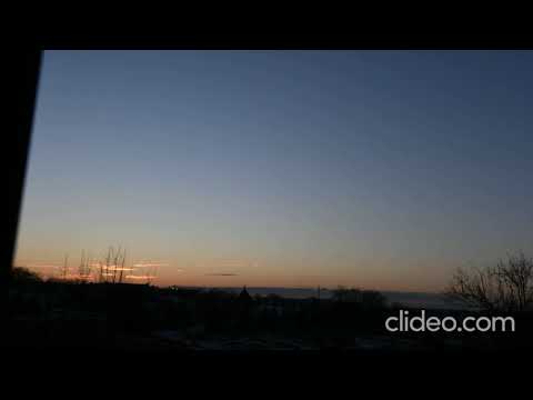sunrise time lapse January 12, 2021