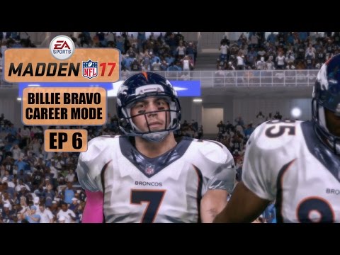 Madden NFL 17 - Billie Bravo (QB) Career Mode EP6 - Week 6 vs Chargers