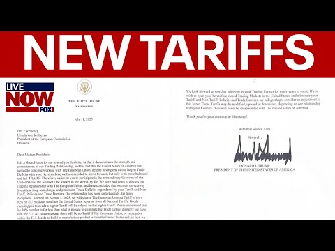 Video | BREAKING: Trump hits EU &amp; Mexico with new 30% tariff rates