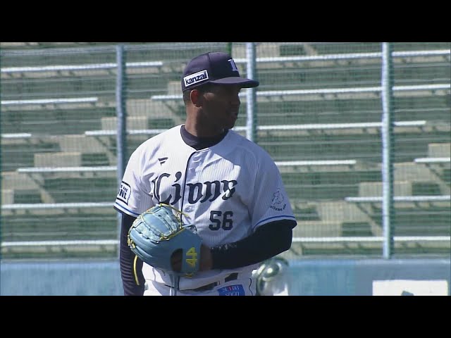 【春季キャンプ】自慢の変化球も披露!! ライオンズ・ラミレスがLIVEBPに登板!! 2025年2月14日 埼玉西武ライオンズ