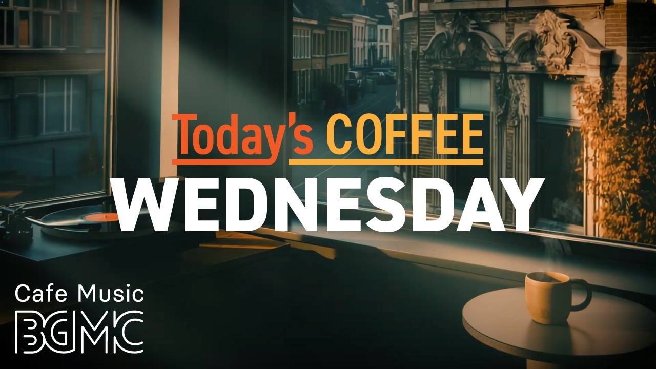 Cafe Music LIVE | Today's COFFEE WEDNESDAY: Autumn City View Jazz for Study