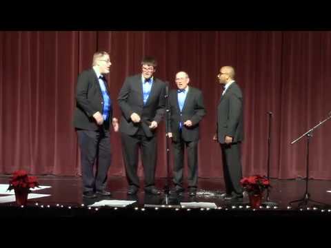 The A-Choired Taste Quartet singing ‘Hallelujah’ at the Spirit of St. Louis Chorus Christmas Show 2018 in Hillsboro, MO.