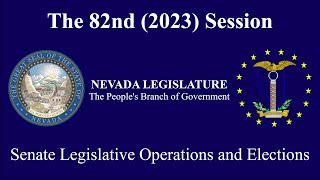 4/11/2023 - Senate Committee on Legislative Operations and Elections Pt. 1