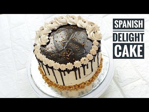 || SPANISH DELIGHT CAKE || TRENDING CAKE RECIPE IN MALAYALAM || NAUREEN KITCHEN
