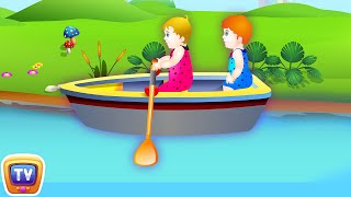 Row Row Row Your Boat Nursery Rhyme with Lyrics - Lullaby Songs for Babies by ChuChuTV