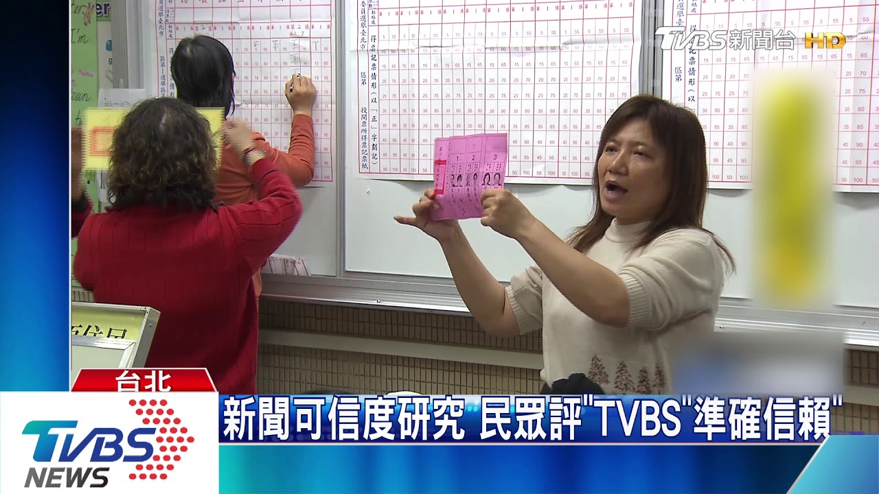 大選期間媒體可信度 民眾最常收看:TVBS