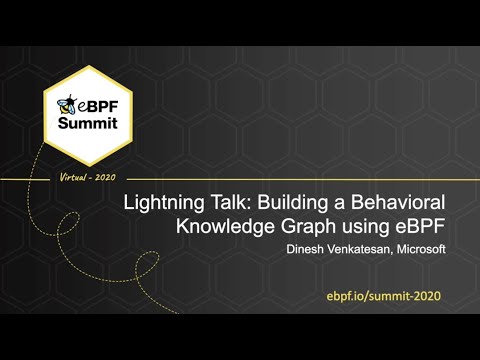 Building a Behavioral Knowledge Graph using eBPF - Dinesh Venkatesan, Microsoft - Full Lightning