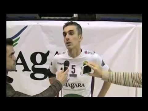 Telestense intervista a Cosimo Gallotta schiacciatore Niagara 4 Torri Volley Ferrara