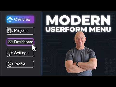 Excel Menu Makeover | Build A Modern Interface In VBA