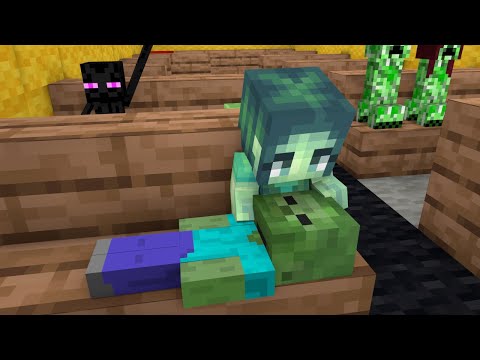 ALL CUTE BABY MONSTERS LIFE 2 - Funny Minecraft Animation