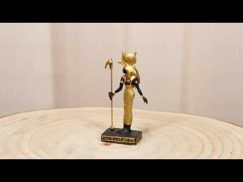 Ebros Egyptian Goddess Of Motherhood Hathor Dollhouse Miniature Statue Gods Of Egypt