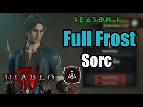 WT3 Frost Sorcerer Build - Shattering everything to pieces - Season 1 Diablo 4 1440p