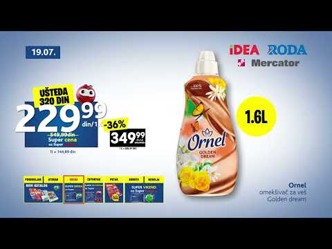 IDEA RODA MERCATOR I Super sreda uz Super Karticu važi 19.07.2023.